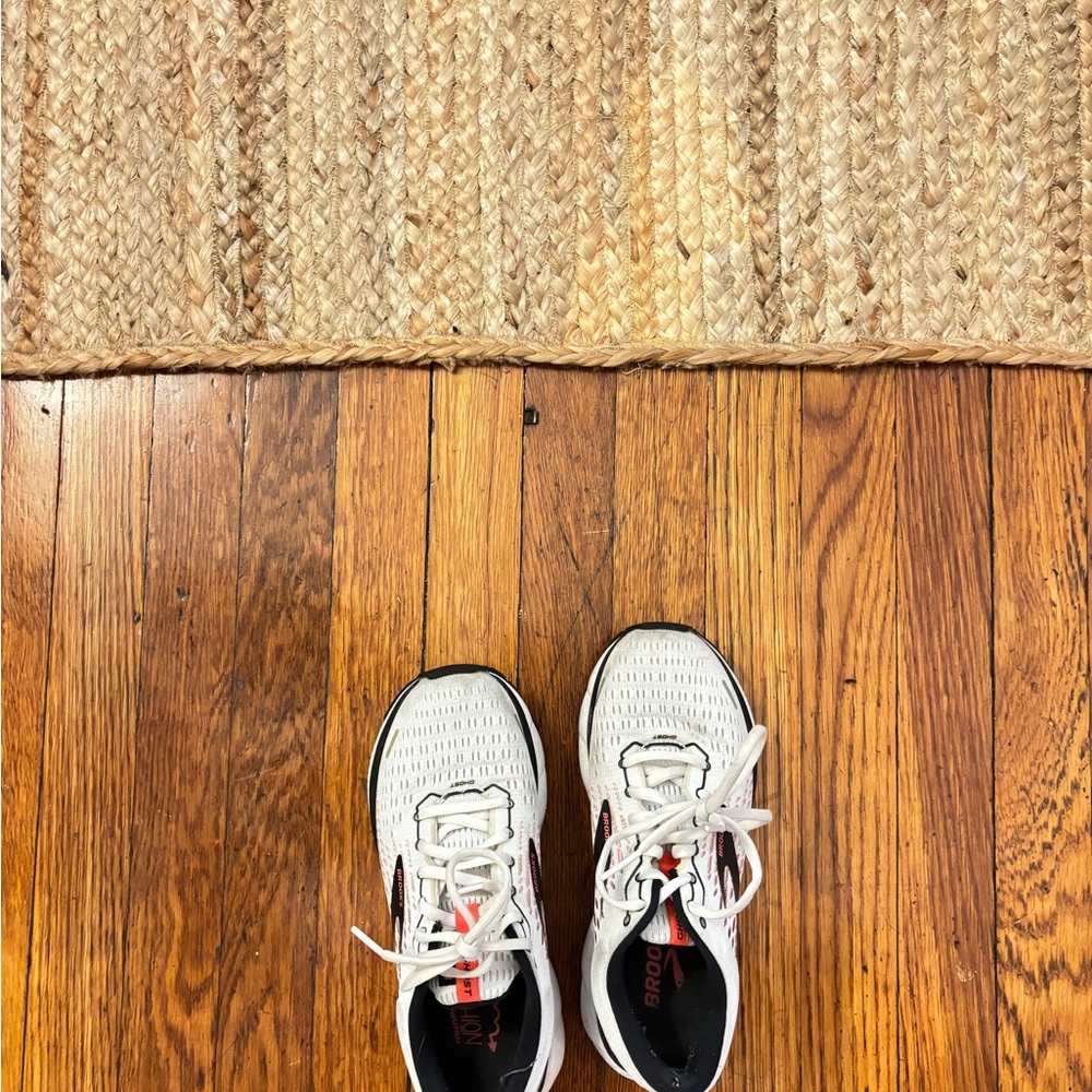 Brooks White and Black Sneakers